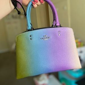 Ombré coach handbag